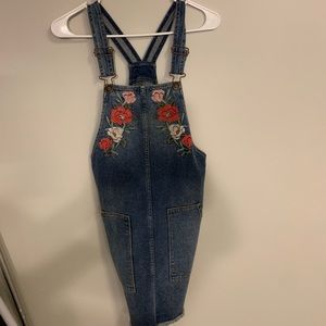 Hollister Overall Denim Dress